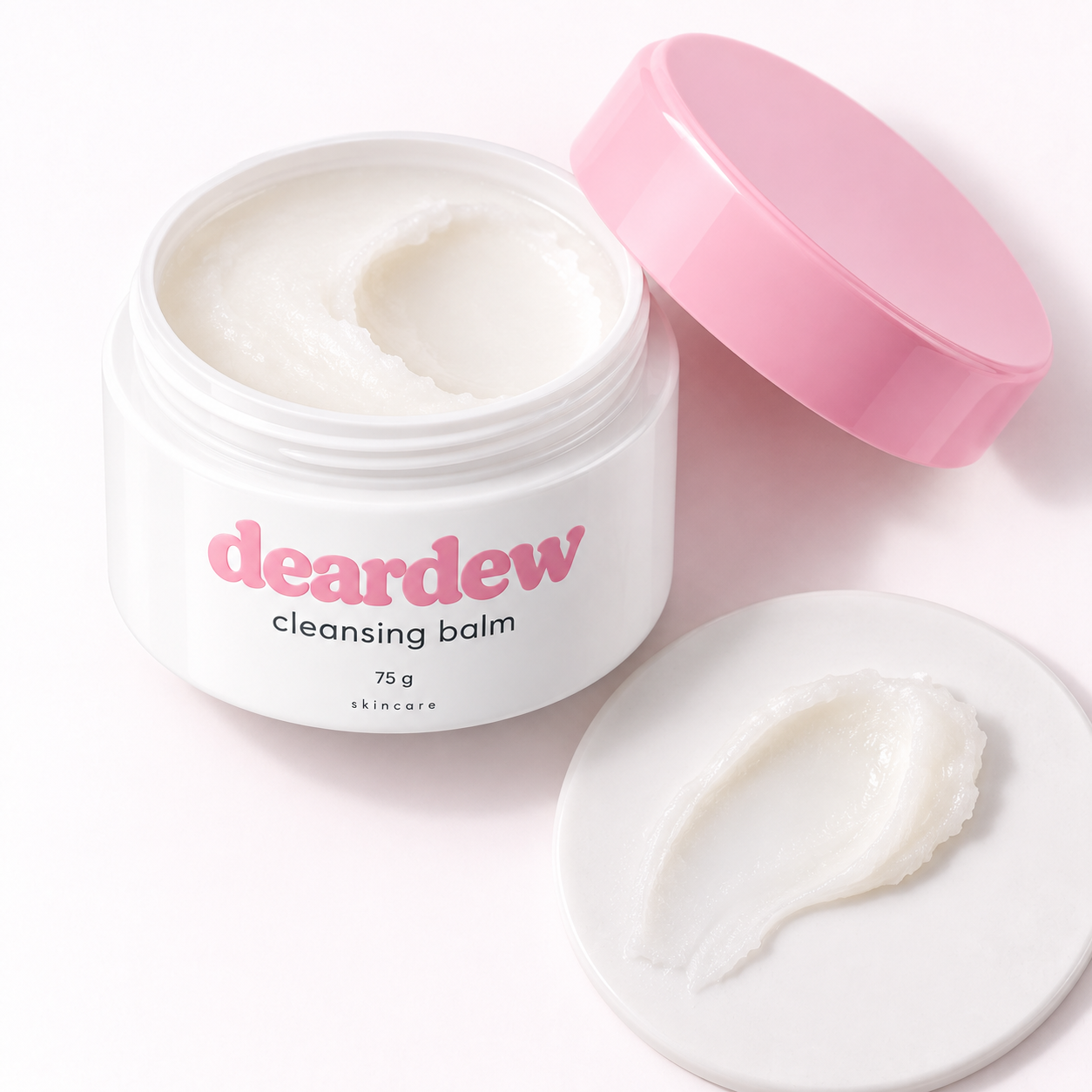 Dear Dew Cleansing Balm, 75 g — packaging and texture detail