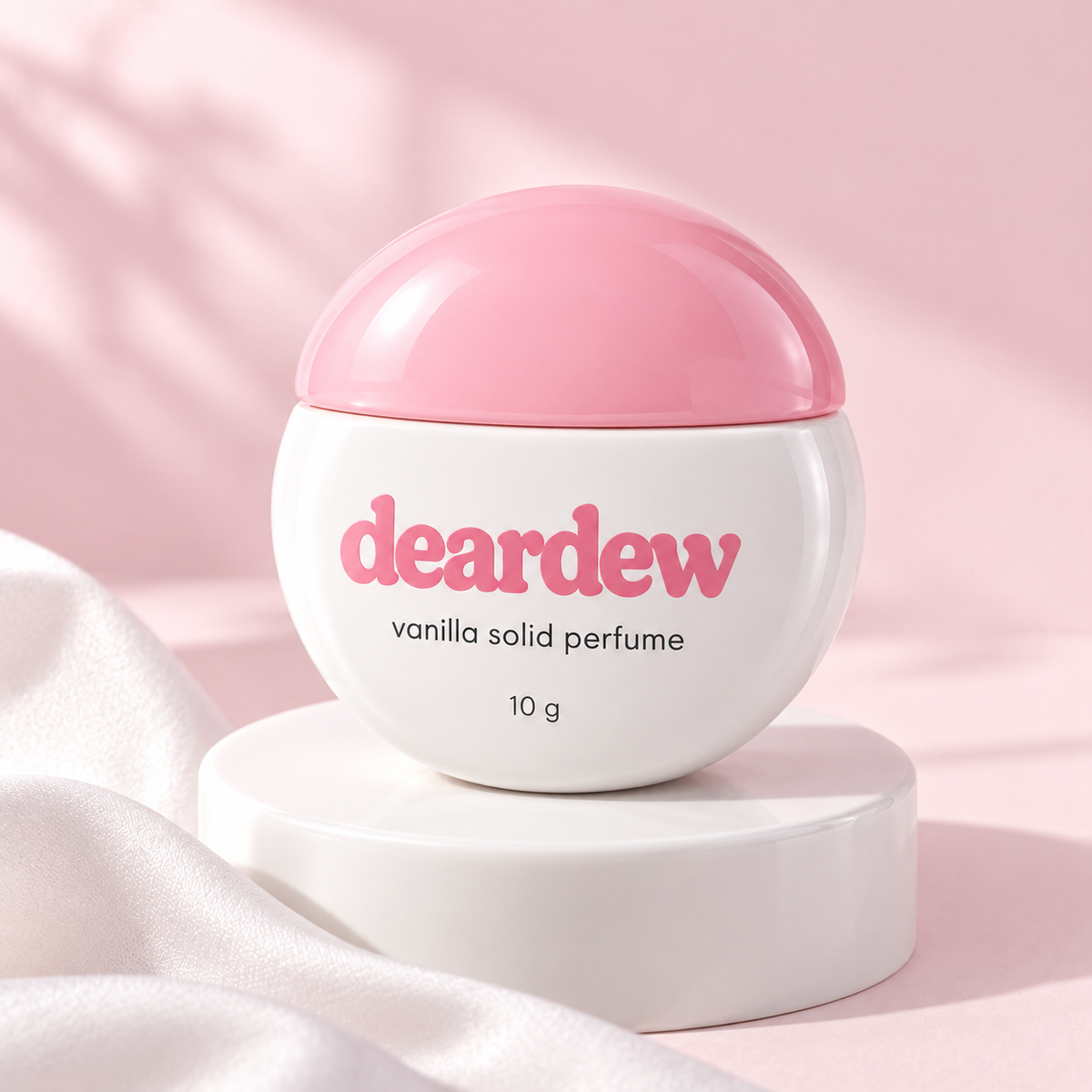 Dear Dew Vanilla Solid Perfume, 10 g — editorial product photograph