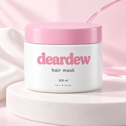 Dear Dew Hair Mask, 200 ml — editorial product photograph