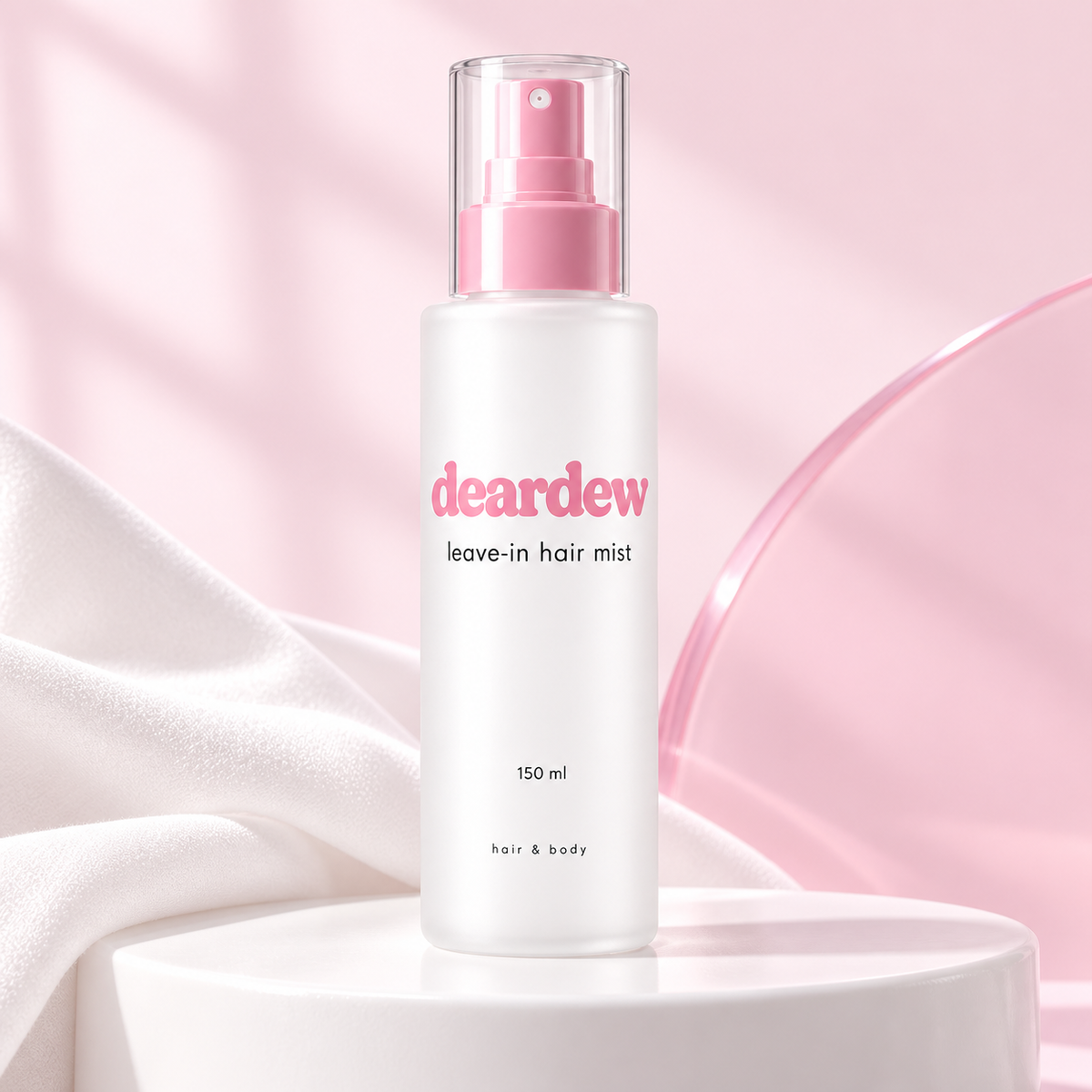 Dear Dew Leave-In Hair Mist, 150 ml — editorial product photograph