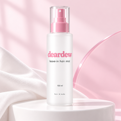 Dear Dew Leave-In Hair Mist, 150 ml — editorial product photograph