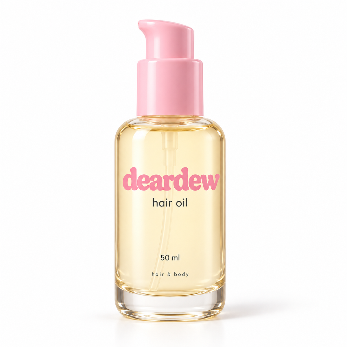 Dear Dew Hair Oil, 50 ml — front packaging on white