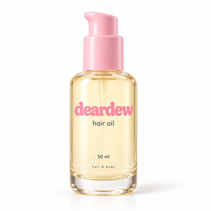 Dear Dew Hair Oil, 50 ml — front packaging on white
