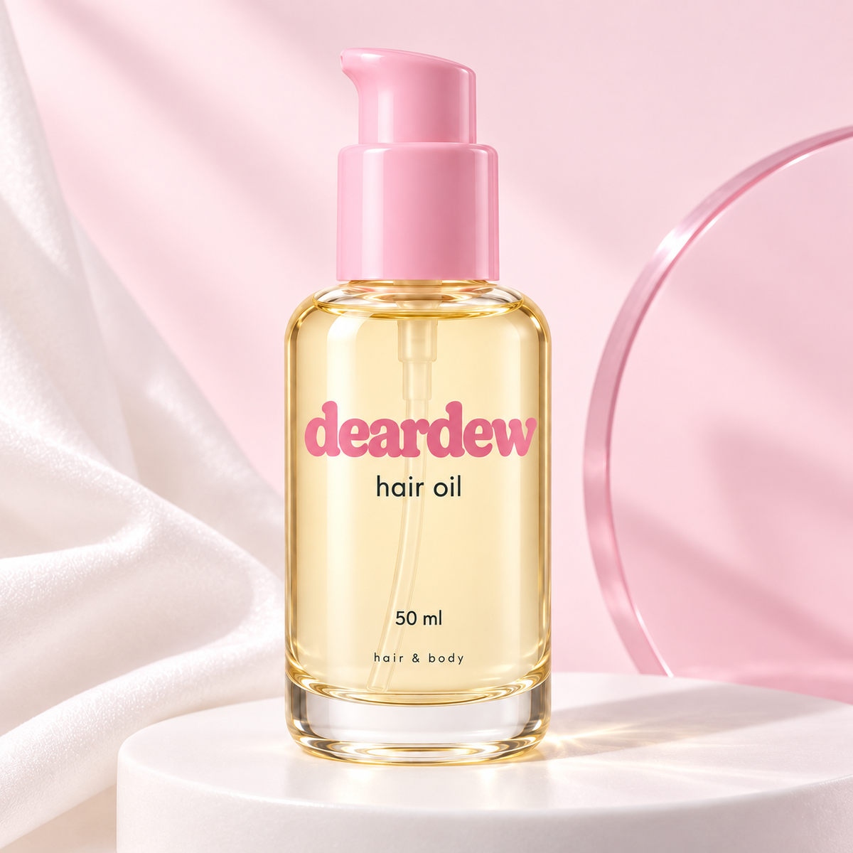 Dear Dew Hair Oil, 50 ml — editorial product photograph