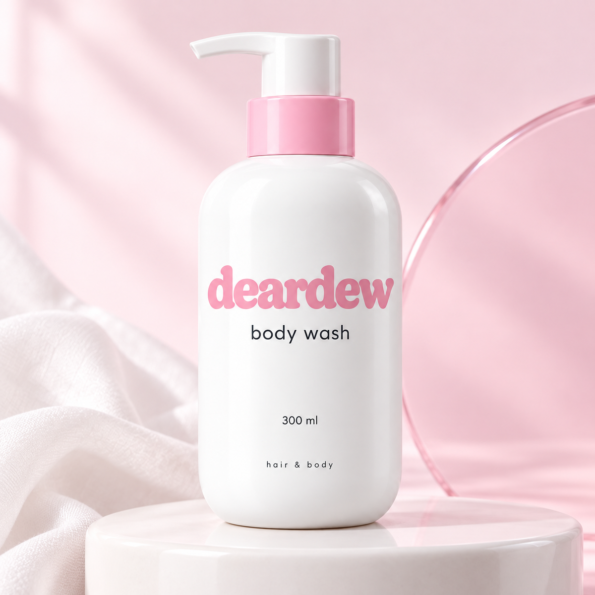 Dear Dew Body Wash, 300 ml — editorial product photograph