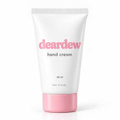 Dear Dew Hand Cream, 50 ml — front packaging on white