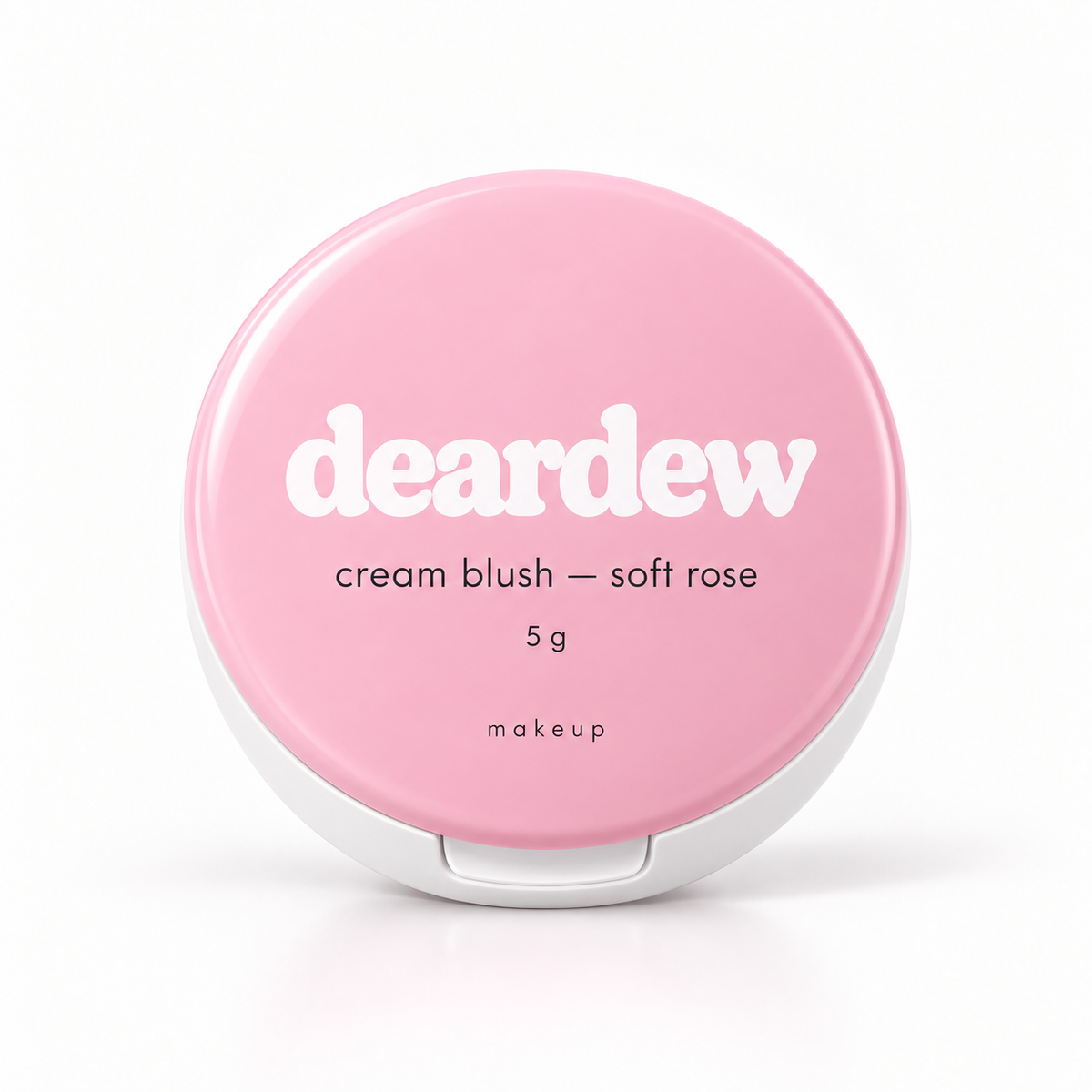 Dear Dew Cream Blush — Soft Rose, 5 g — front packaging on white