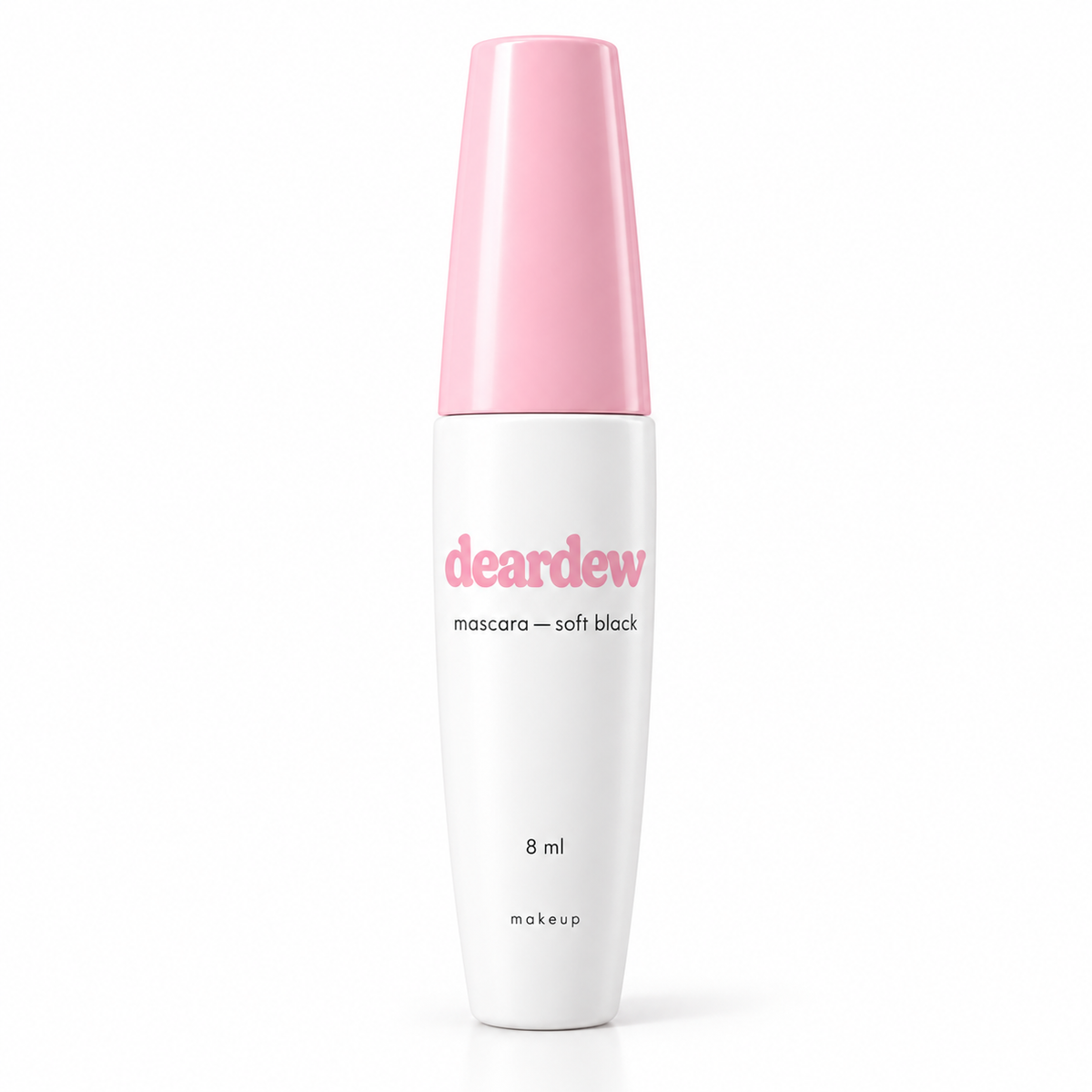 Dear Dew Mascara — Soft Black, 8 ml — front packaging on white