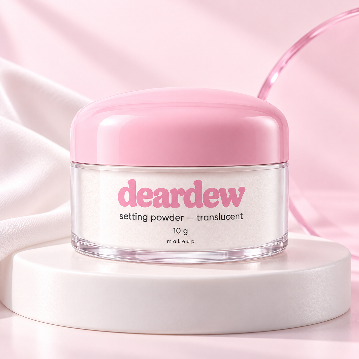 Dear Dew Setting Powder — Translucent, 10 g — editorial product photograph