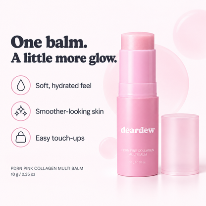 One balm, a little more glow: soft hydrated feel, smoother-looking skin and easy touch-ups