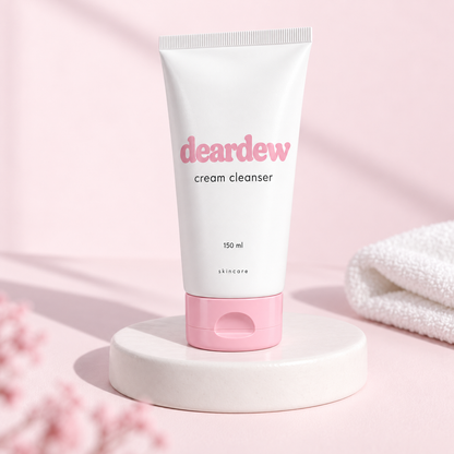 Dear Dew Cream Cleanser, 150 ml — editorial product photograph
