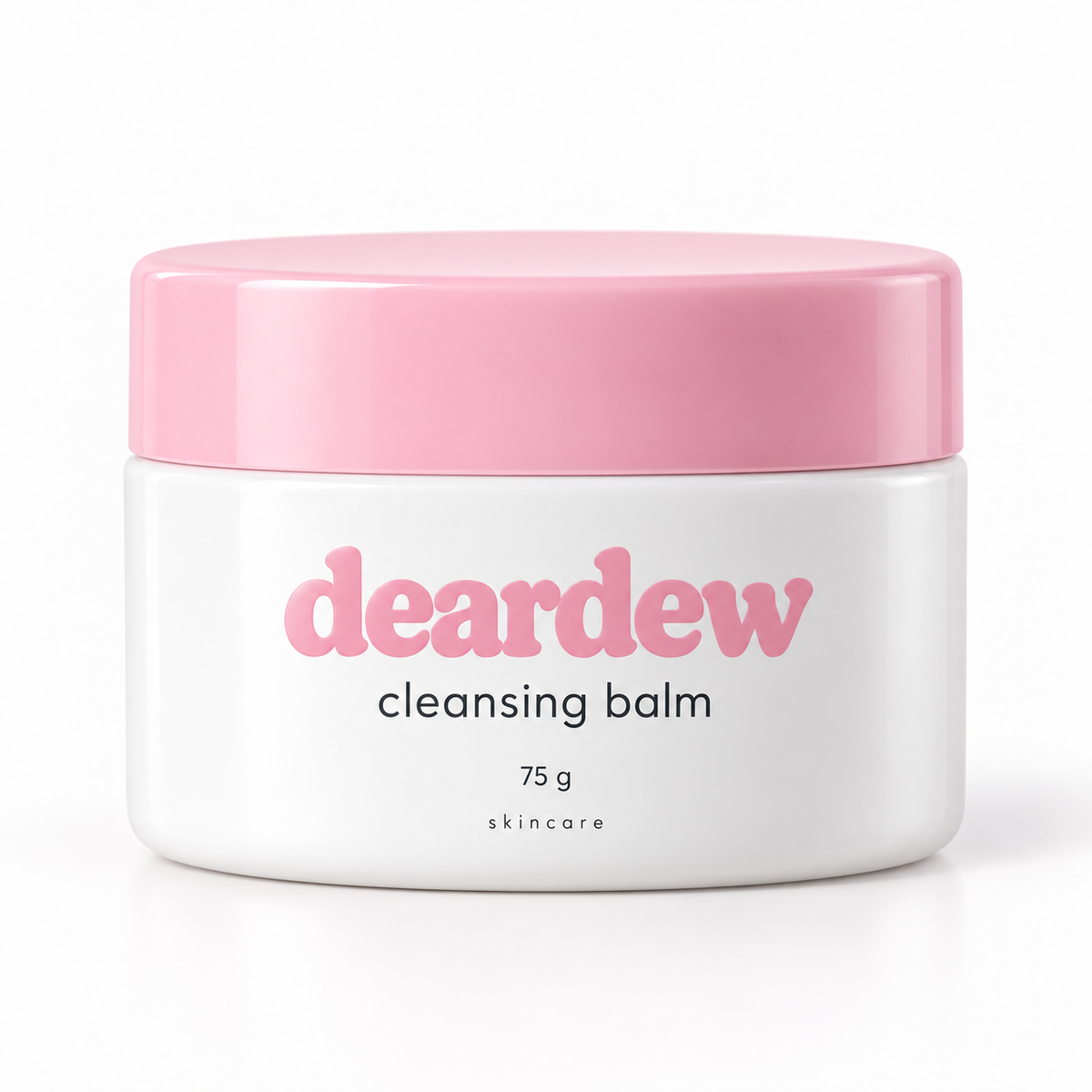 Dear Dew Cleansing Balm, 75 g — front packaging on white