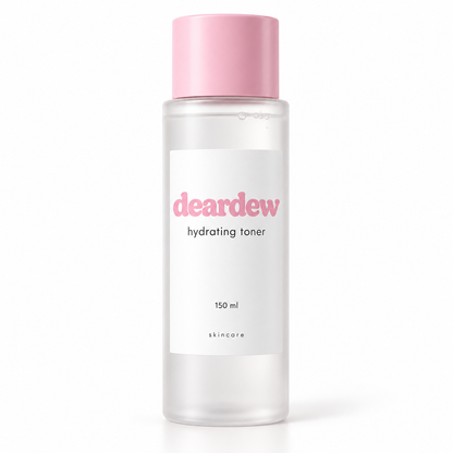 Dear Dew Hydrating Toner, 150 ml — front packaging on white