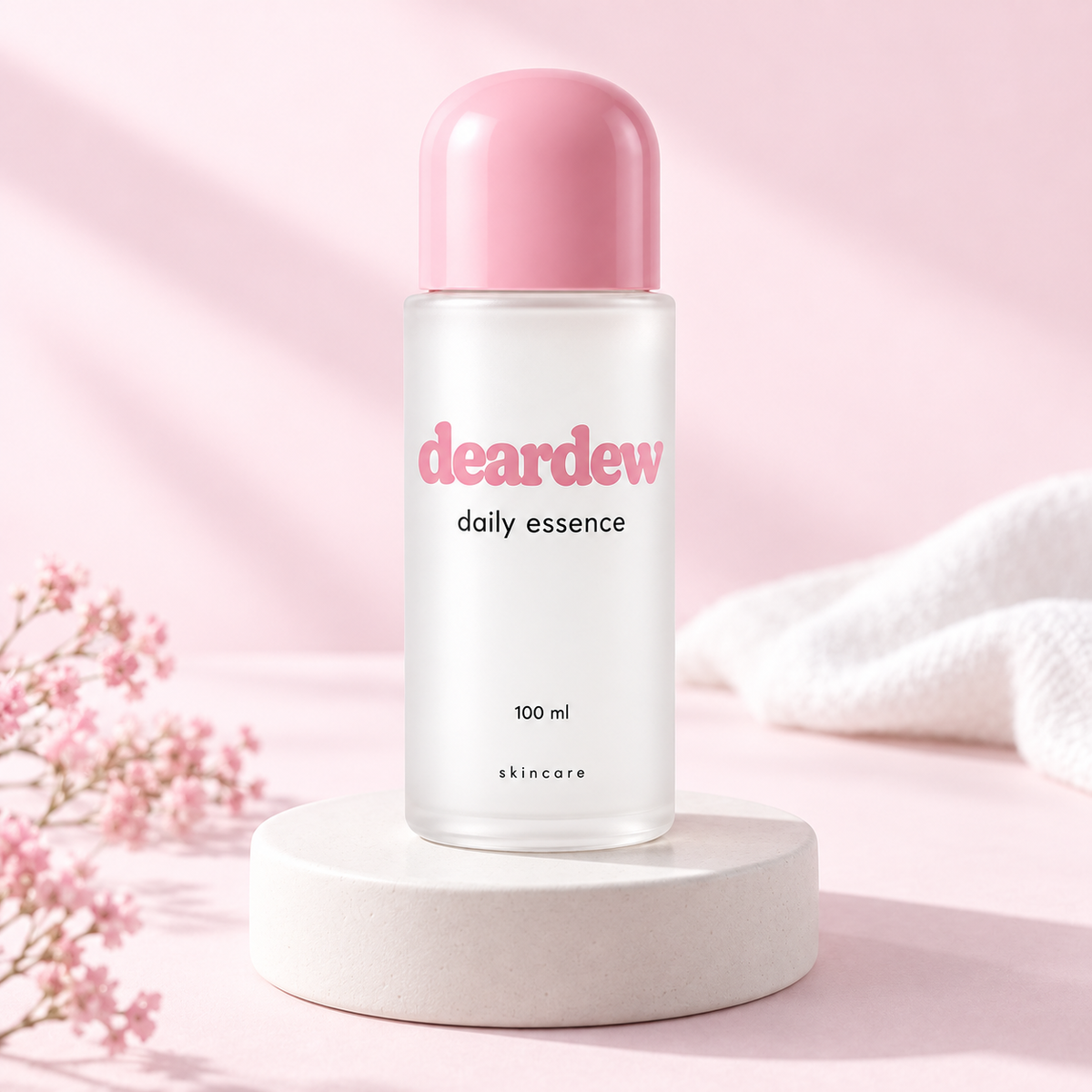 Dear Dew Daily Essence, 100 ml — editorial product photograph