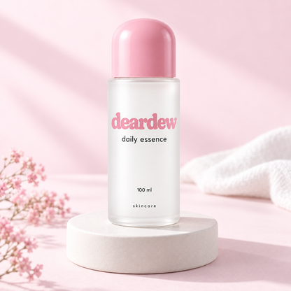 Dear Dew Daily Essence, 100 ml — editorial product photograph