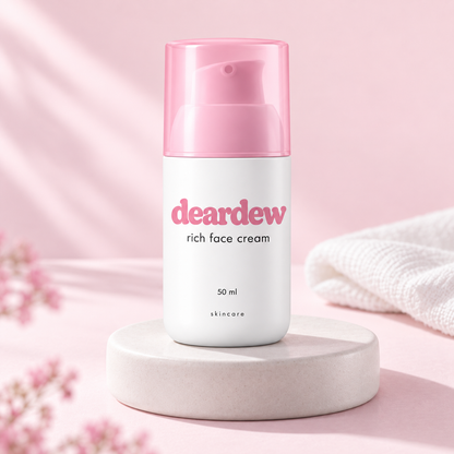 Dear Dew Rich Face Cream, 50 ml — editorial product photograph