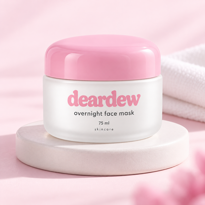 Dear Dew Overnight Face Mask, 75 ml — editorial product photograph
