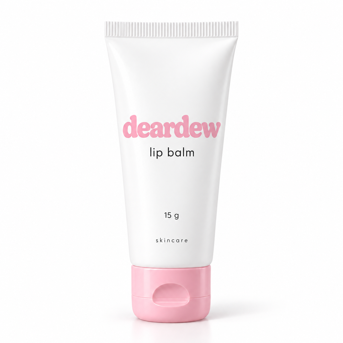 Dear Dew Lip Balm, 15 g — front packaging on white