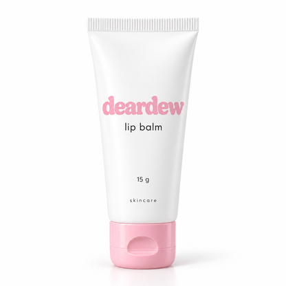 Dear Dew Lip Balm, 15 g — front packaging on white