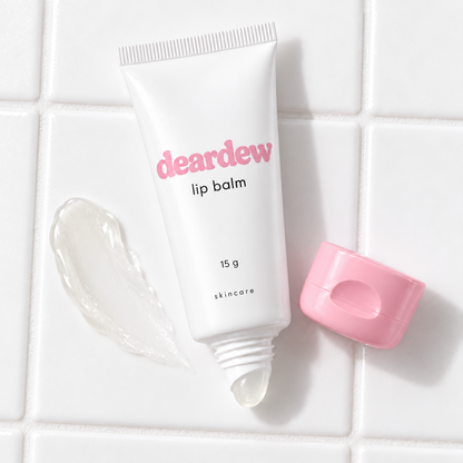 Dear Dew Lip Balm, 15 g — packaging and texture detail